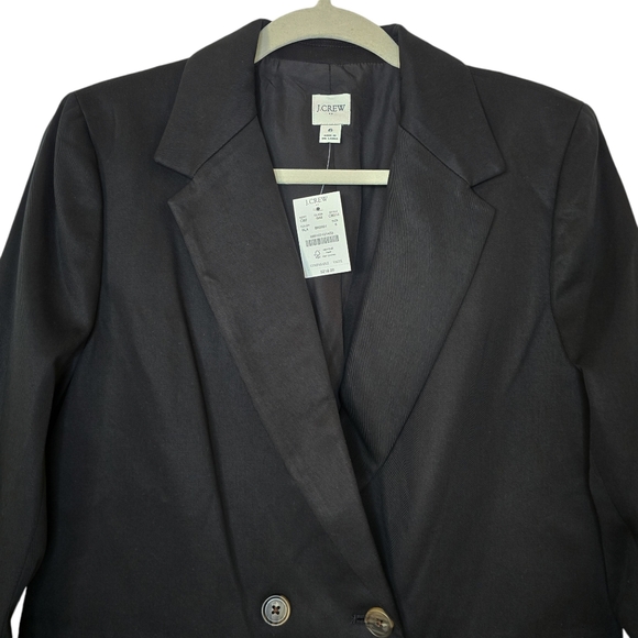 J. Crew Drapey Twill Double-Breasted Blazer - Picture 5 of 9